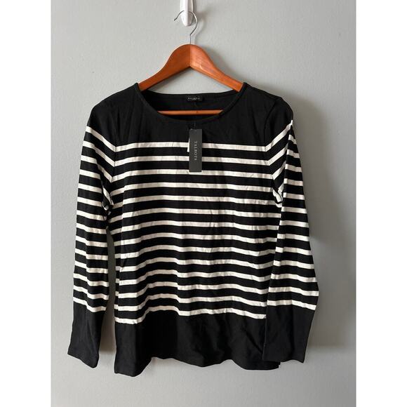 NEW Womens Size M Talbots Black White Sweater - Picture 1 of 6